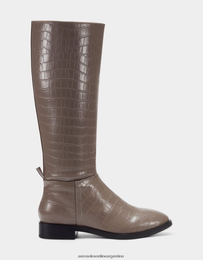 Aerosoles bota alta gris croco | Aerosoles Botas 6JHBTT125 mujer